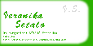 veronika setalo business card